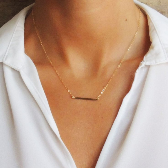 fashion Jewelry Jewelry - Rose Gold Metallic Chain and Charm Necklace 💕